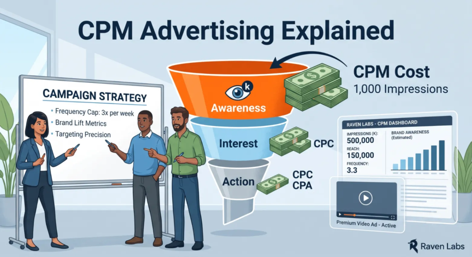 CPM Advertising Explained: How Cost-Per-Mille Campaigns Build Brand Awareness