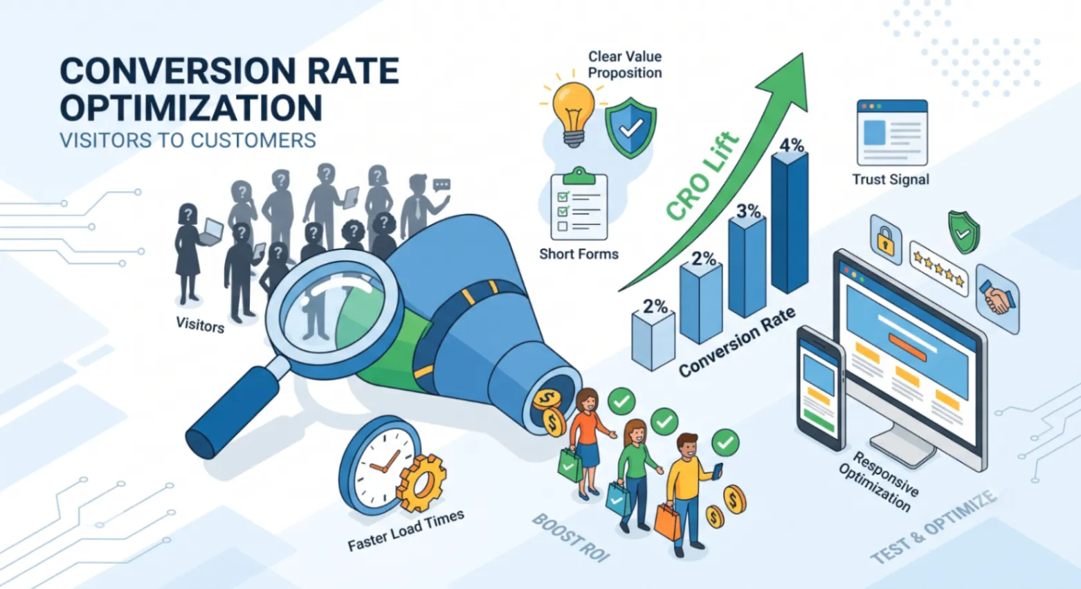 Conversion Rate Optimization: Turning More Visitors Into Customers